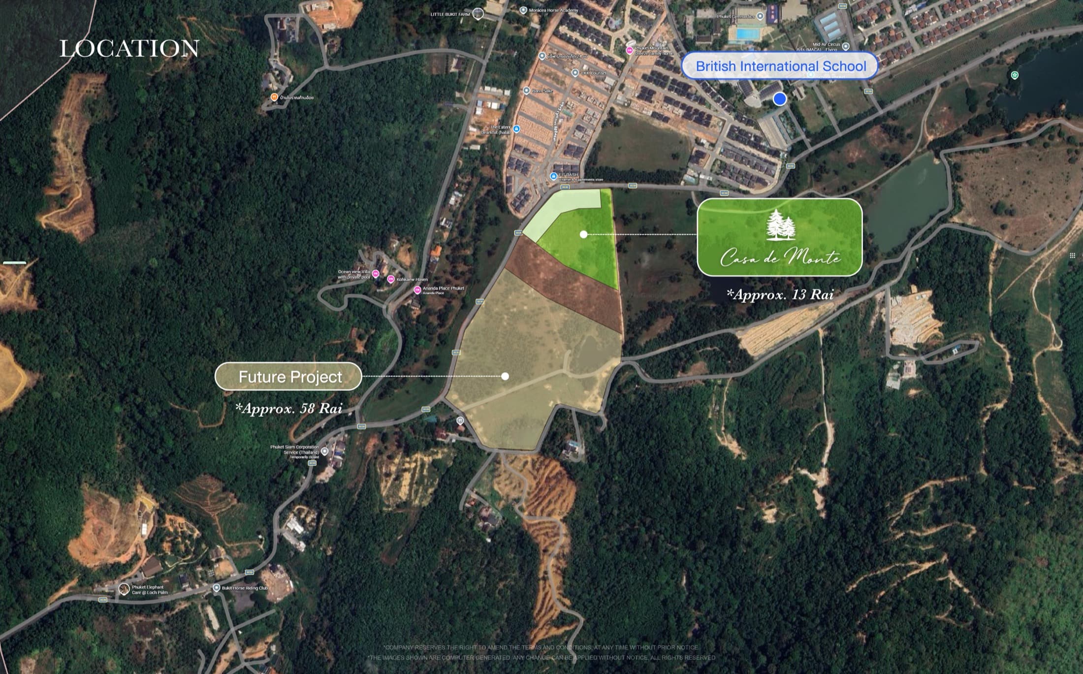 CASA DE MONTE masterplan